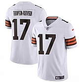 Men & Women & Youth Cleveland Browns #17 Dorian Thompson-Robinson White Vapor Untouchable Limited Jersey,baseball caps,new era cap wholesale,wholesale hats